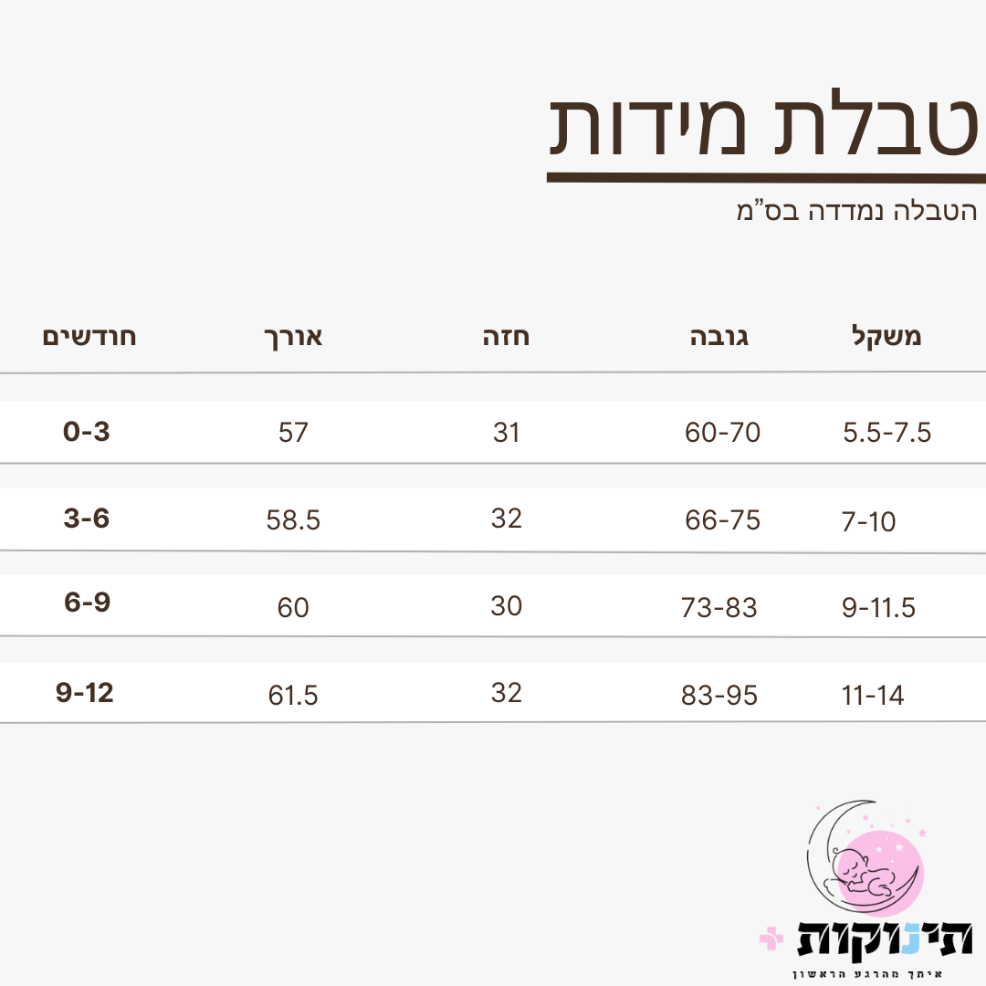 אוברול חורפי לתינוק - תינוקות+